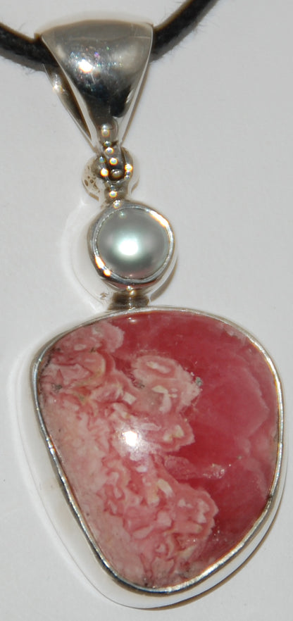 Rhodochrosite Pendant