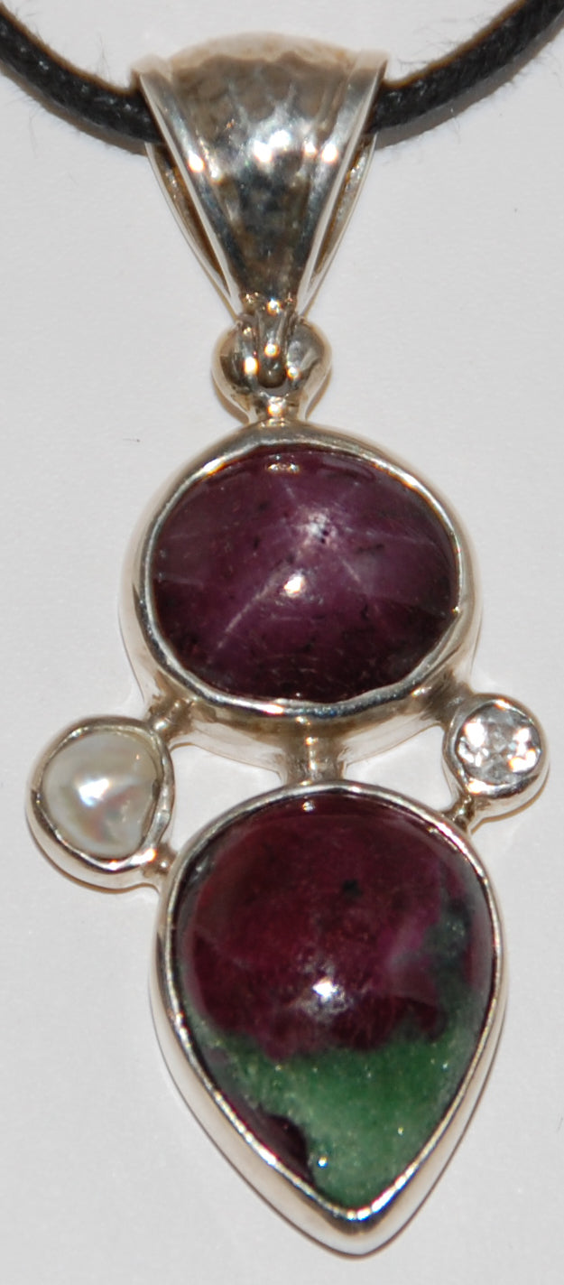 Ruby Zoisite Pendant