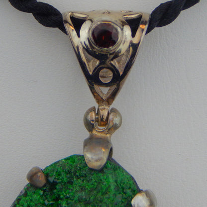 Uvarovite Pendant