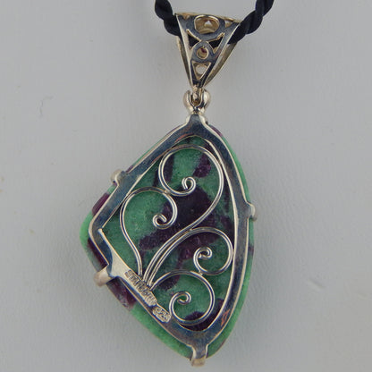Ruby Zoisite Pendant