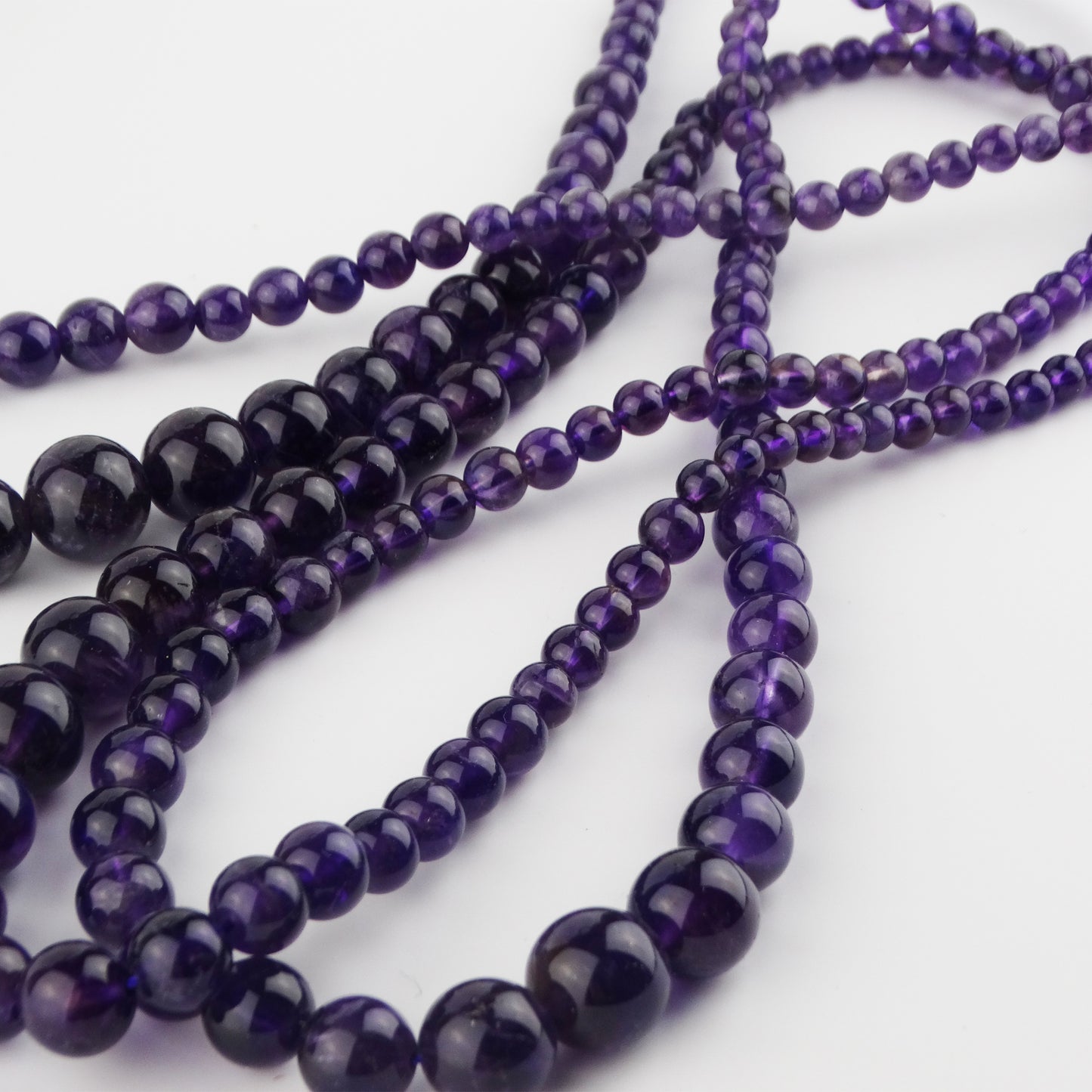 Amethyst Beaded Necklace