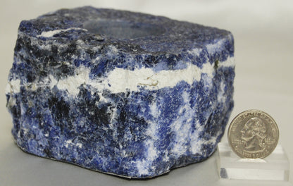 Sodalite Rough Candleholder