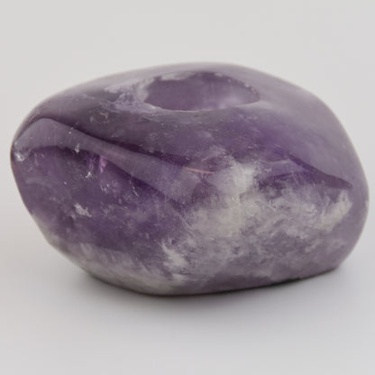 Amethyst Polished Candleholder