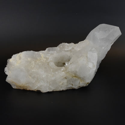 Clear Quartz Cluster Candleholder