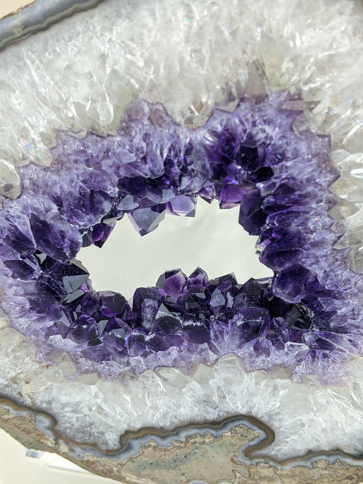 Amethyst Geode Slice