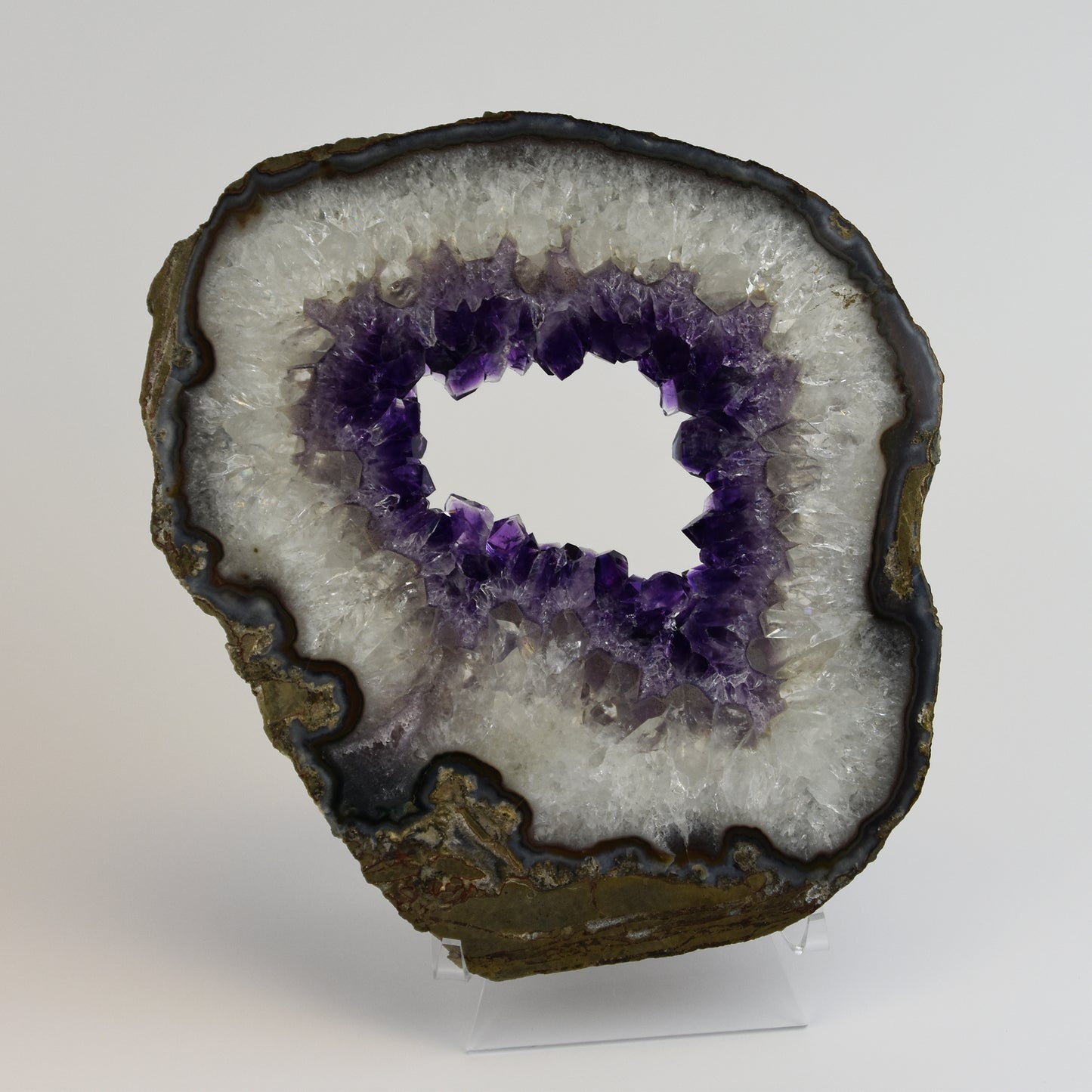 Amethyst Geode Slice